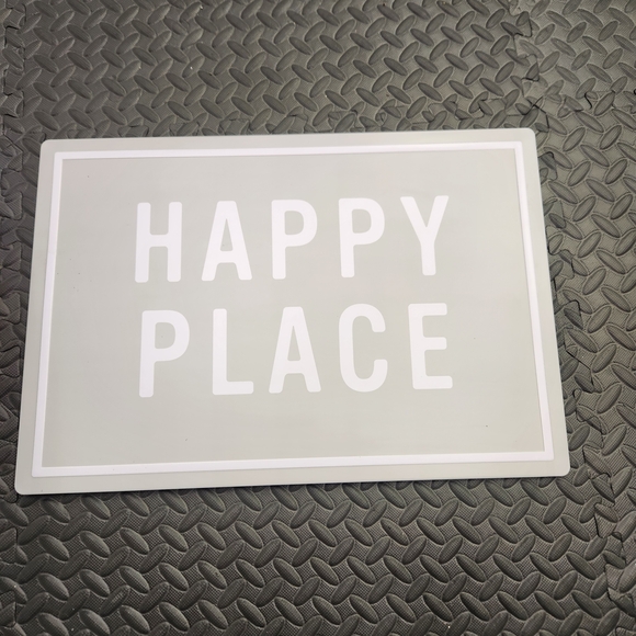 Other - Gray 'Happy Place' Sign